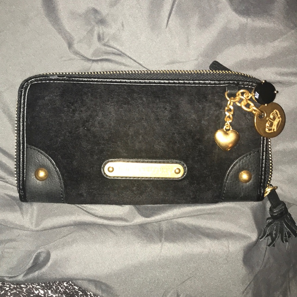 Juicy couture black with gold hardware